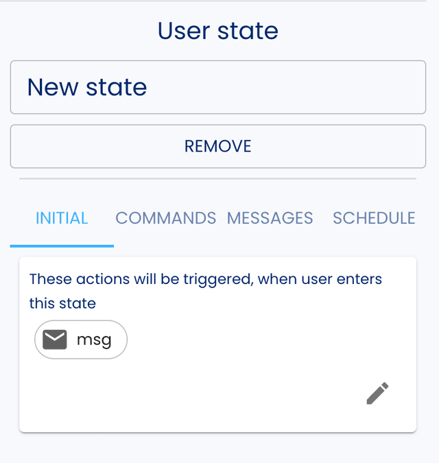 Initial triggers